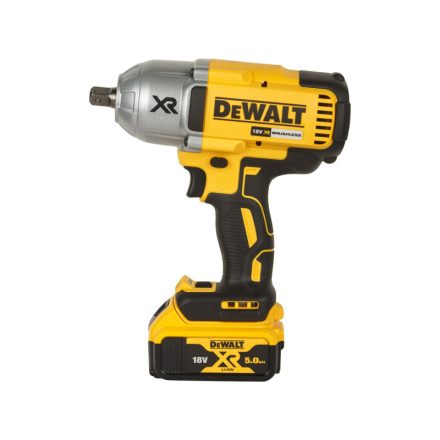 DEWALT Akkus ütvecsavarozó 18 V 1/2"-os 1625 Nm (2 x 5,0 Ah akku + töltő + TSTAK)