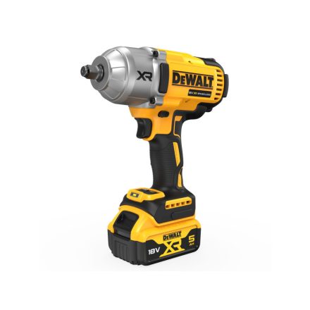 DEWALT Akkus ütvecsavarozó 18 V szénkefe nélküli 1/2" 1396/1898 Nm (2 x 5,0 Ah akku+töltő+TSTAK)