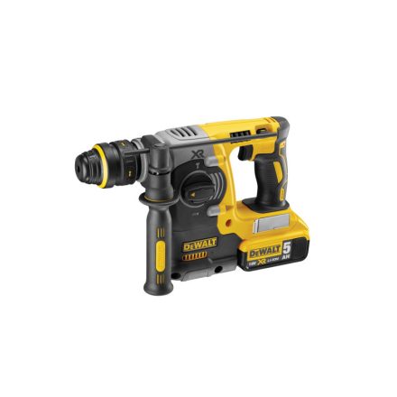 DEWALT Akkus fúrókalapács 18 V szénkefe nélküli (2 x 5,0 Ah akku + töltő + TSTAK) DCH274P2T