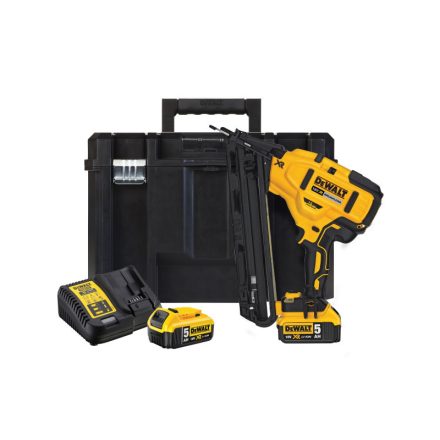 DEWALT Akkus szögbelövő 18 V (2 x 5,0 Ah akku + töltő) DCN650P2