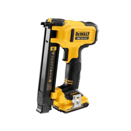 DEWALT Akkus kapcsozó 18 V (2 x 2,0 Ah akku + töltő) DCN701D2