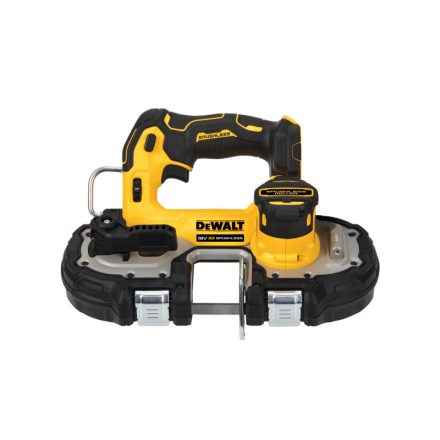 DEWALT Akkus szalagfűrész 18 V szénkefe nélküli (akku + töltő nélkül, TSTAK) DCS377NT