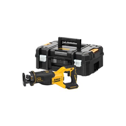 DEWALT Akkus szablyafűrész 18 V szénkefe nélküli (akku + töltő nélkül, TSTAK) DCS382NT