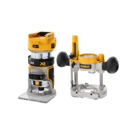 DEWALT Akkus felsőmaró 18 V (Akku + töltő nélkül) DCW604N