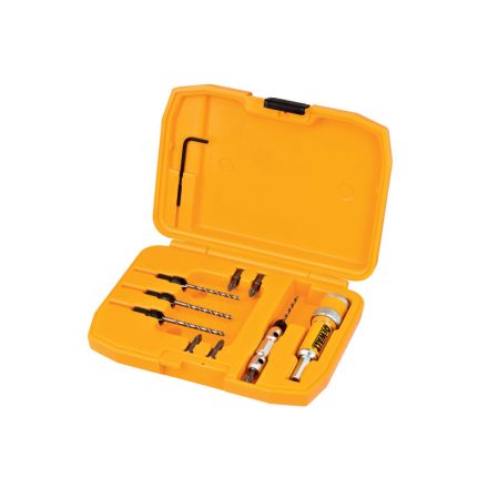 DEWALT Süllyesztőfúró + előfúró készlet 4 részes + PZ2 x 25 mm bithegy