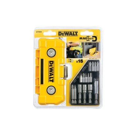 DEWALT MagBox Bithegy készlet 15 részes