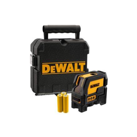 DEWALT Önbeálló kereszt és pontlézer 3 x AA DW0822