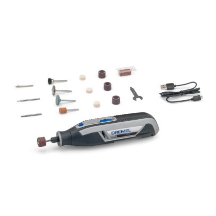 DREMEL Lite Multifunkciós szerszám + 15 részes tartozékkészlet USB-vel tölthető 7760-15