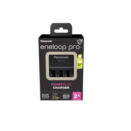 ENELOOP Akkumulátor gyorstöltő + 4 db AA/ceruza akkumulátor 1,2 V 2500 mAh