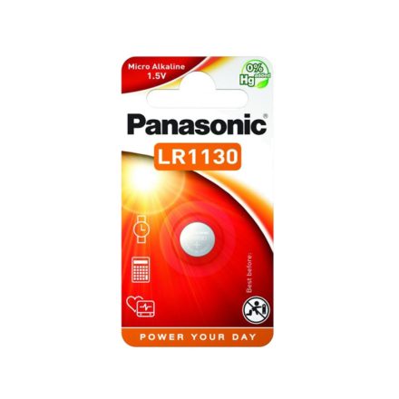 PANASONIC LR1130 alkáli gombelem 1,5 V