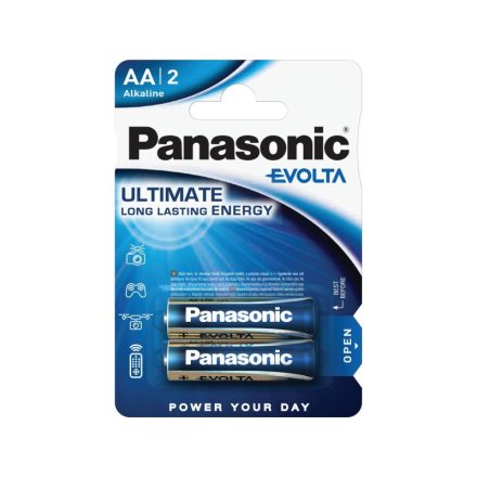 PANASONIC EVOLTA AA/ceruza szupertartós alkáli elem 1,5 V (2 db)