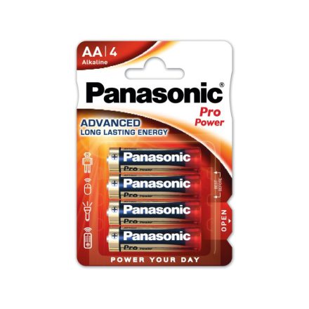 PANASONIC AA/ceruza szuper tartós alkáli elem 1,5 V (4 db)