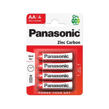 PANASONIC AA/ceruza cink-mangán tartós elem 1,5 V (4 db)