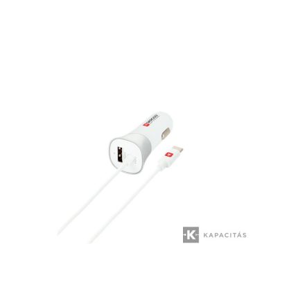 SKROSS Autós USB szivargyújtó töltő USB A, USB-C