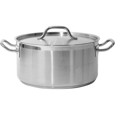 YATO GASTRO Lábas fedővel 12,9 liter 320 x 160 mm inox