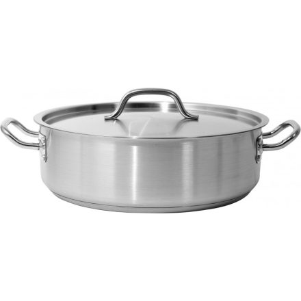 YATO GASTRO Lábas fedővel 11,2 liter 360 x 110 mm inox