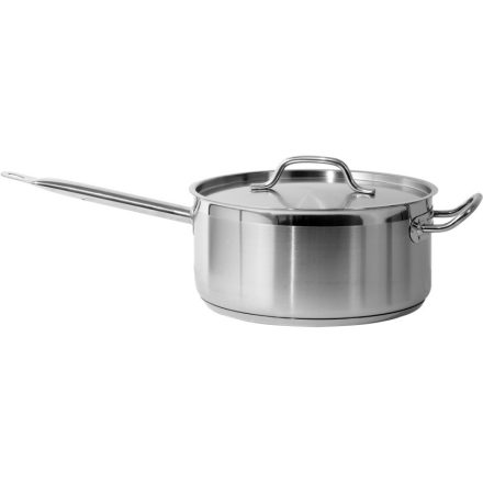 YATO GASTRO Nyeles lábas fedővel 8 liter 280 mm inox