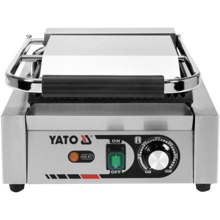 YATO GASTRO Kontaktgrill 320 mm 1800 W bordázott sűtőlap