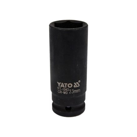 YATO Gépi hosszú dugókulcs 1/2" 23 mm CrMo