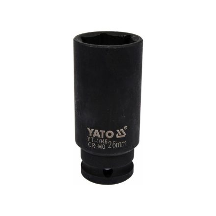 YATO Gépi hosszú dugókulcs 1/2" 26 mm CrMo