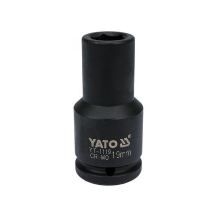 YATO Gépi hosszú dugókulcs 3/4" 19 mm CrMo