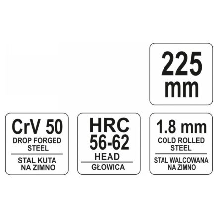 YATO Rabitz fogó 225 mm