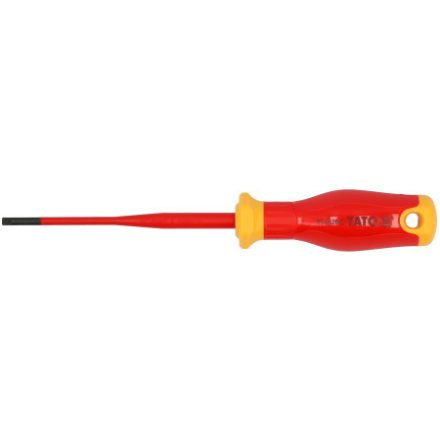YATO Csavarhúzó lapos 3,5 x 100 mm 1000 V-ig szigetelt vékony kialakítás