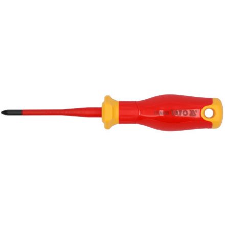 YATO Csavarhúzó PZ1 x 80 mm 1000 V-ig szigetelt vékony kialakítás