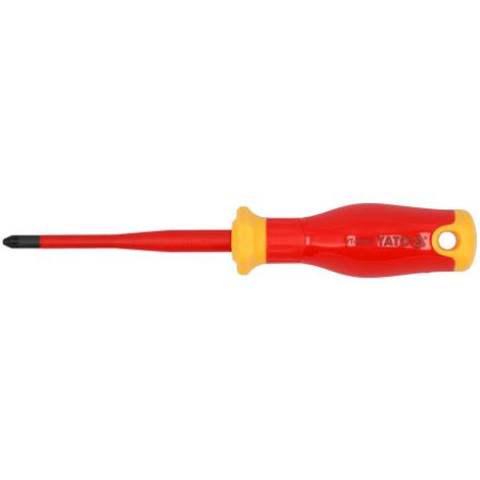 YATO Csavarhúzó PZ2 x 100 mm 1000 V-ig szigetelt vékony kialakítás