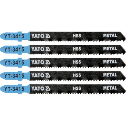 YATO Dekopírfűrészlap fémre T-befogás 24-10TPI 100/1,0 mm HSS (5 db)